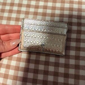 Alexander McQueen Silver Card Holder